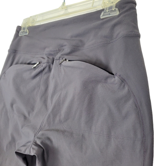 Athleta Joggers Gray Skinny Pull On Highline Hybrid Summiter Stretch Size 8T - Picture 6 of 15